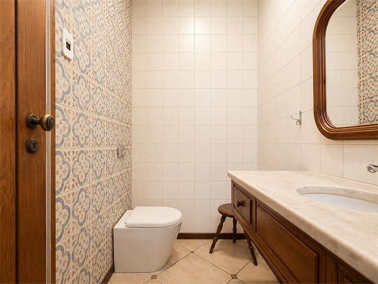 Quarto Espaçoso em Casa Moderna- Bairro Fábricas