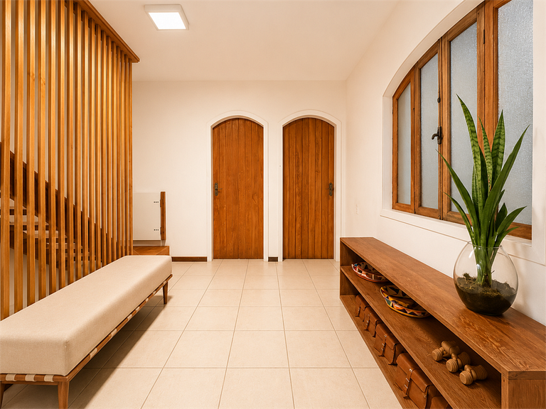 Quarto em Casa Moderna- Bairro Fábricas