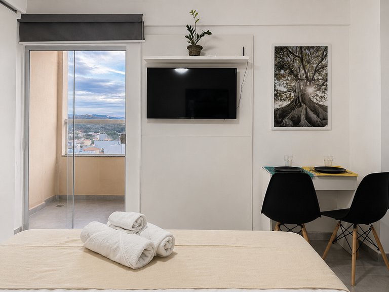 Studio com Vista Panorâmica- com Estacionamento