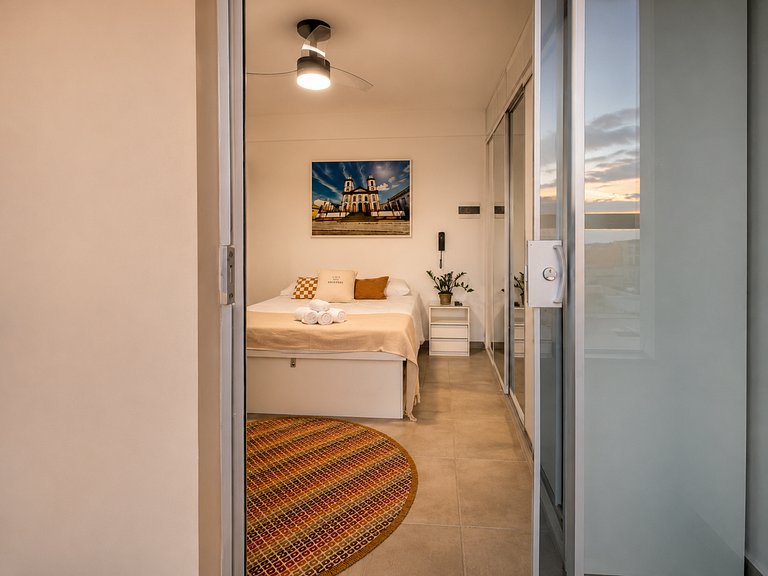 Studio com Vista Panorâmica- com Estacionamento
