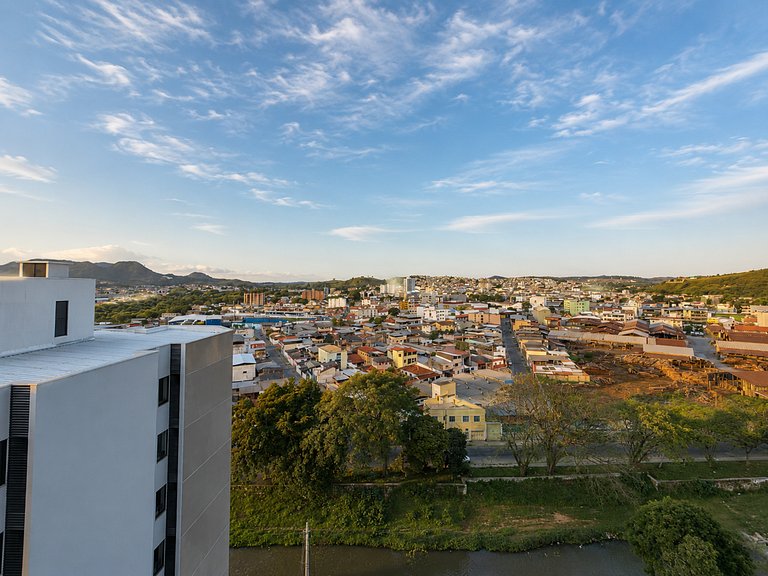 Studio com Vista Panorâmica- com Estacionamento