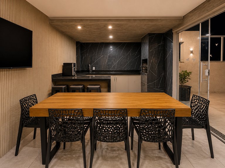 Studio com Vista Panorâmica- com Estacionamento