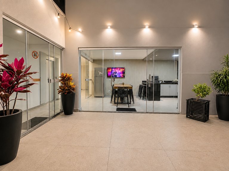 Studio com Vista Panorâmica- com Estacionamento