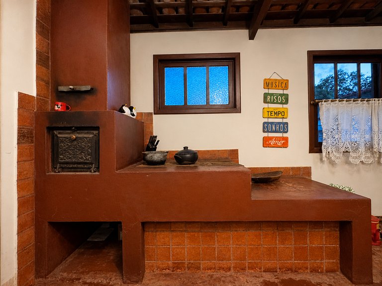 Refúgio Lara- com Piscina, Churrasqueira e Sauna