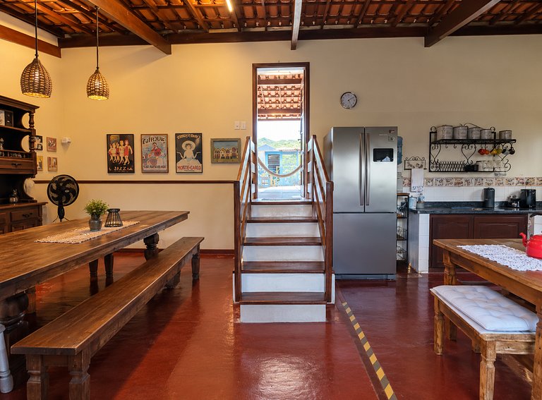 Refúgio Lara- com Piscina, Churrasqueira e Sauna